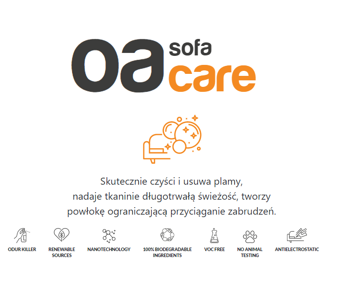 oa sofa care